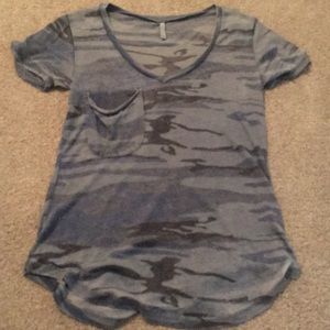 Blue camo Z supply shirt